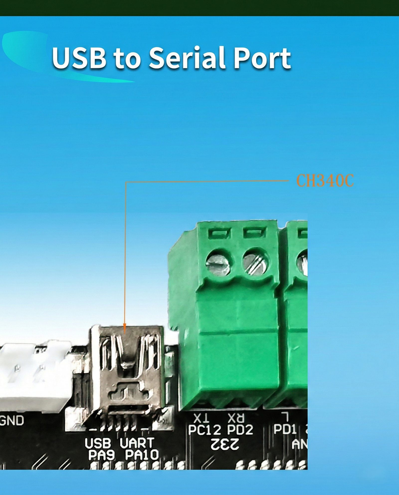 STM32F103ZET6 standard board — board dimensions and mounting