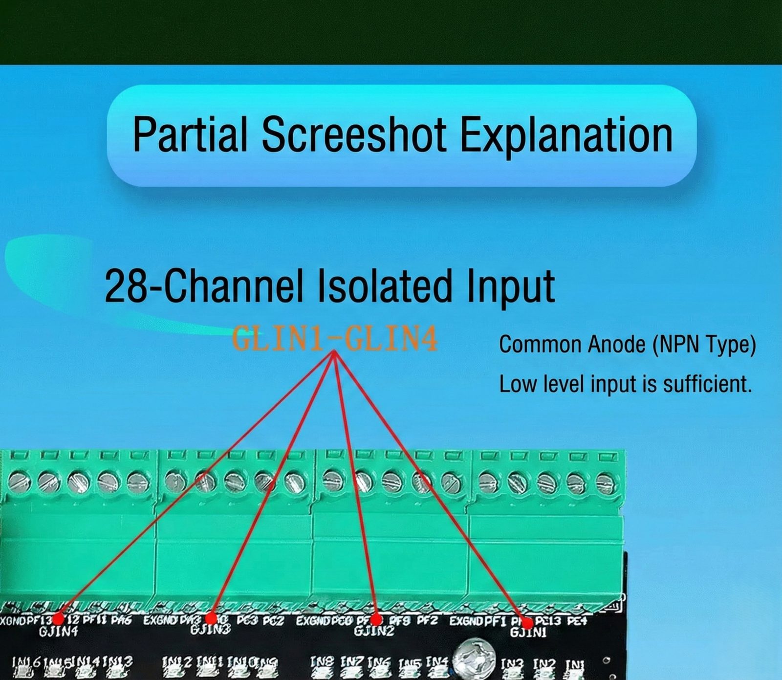 STM32F407 board — CAN and RS485 interface detail