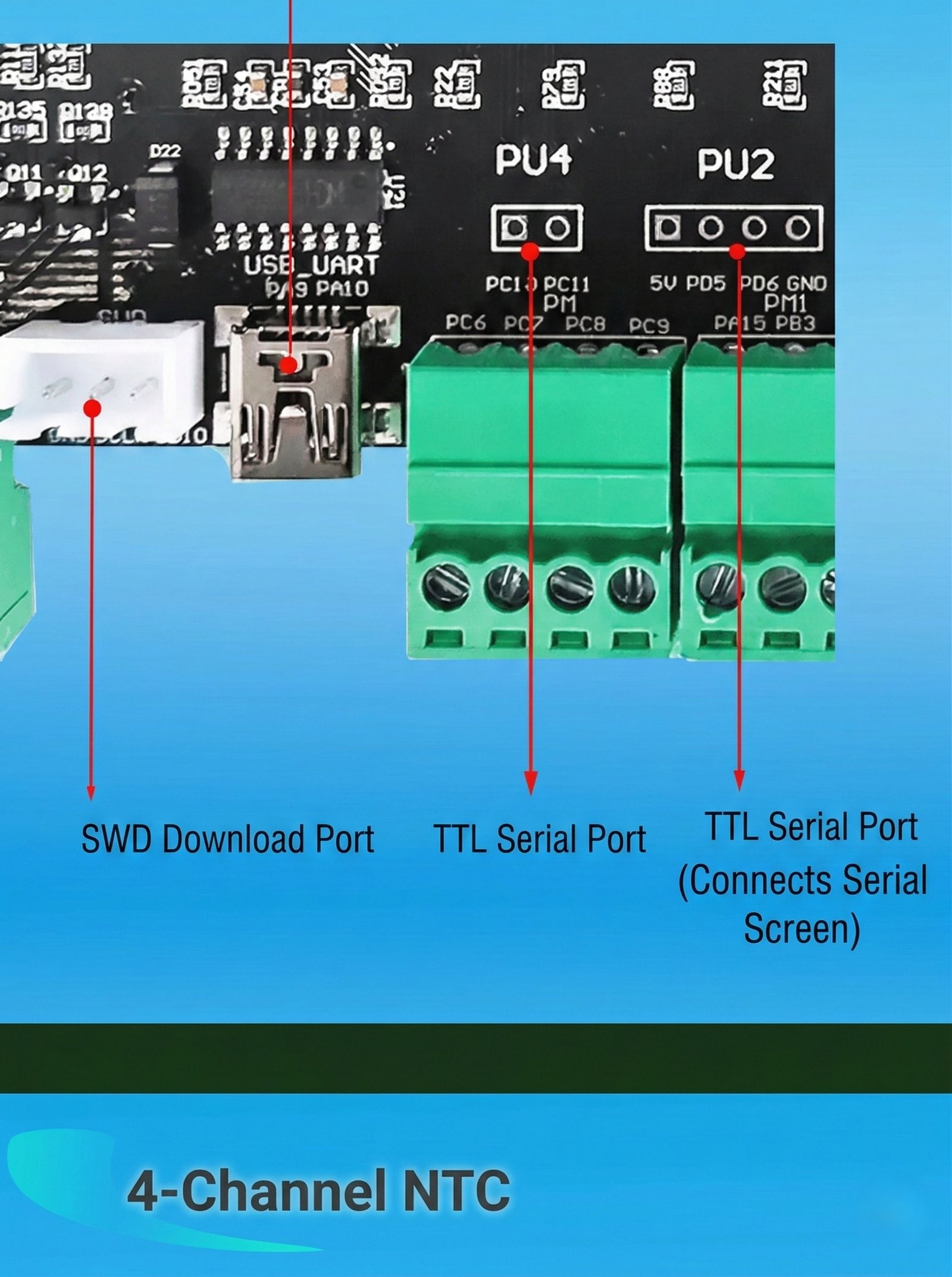 STM32H723 standard board — detail 20