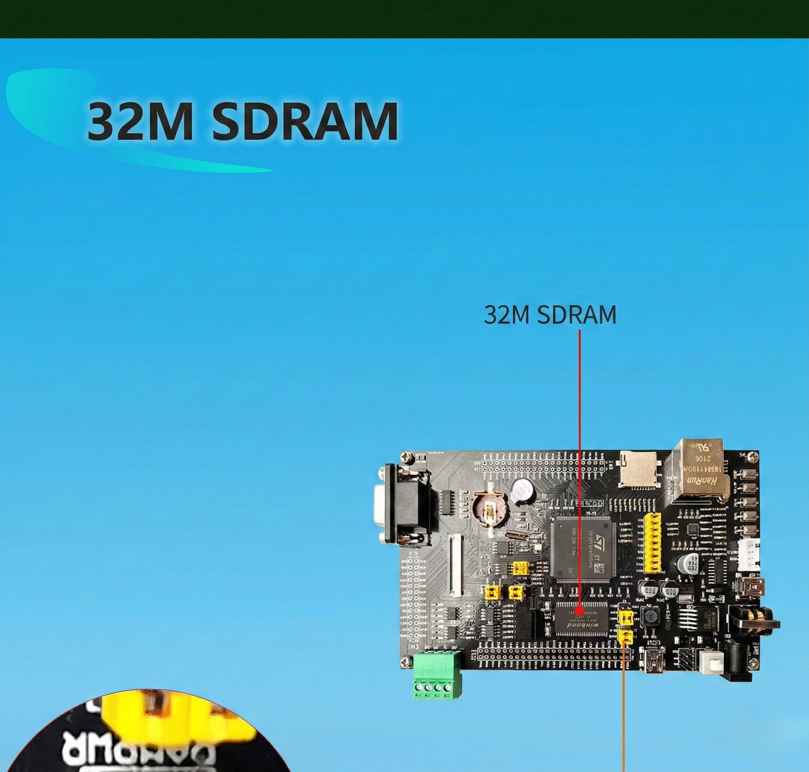 STM32H743IIT6 board — I/O channel layout and isolation